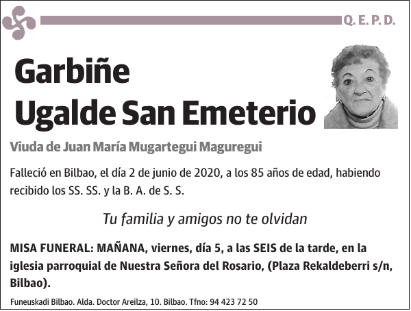 Garbiñe Ugalde San Emeterio