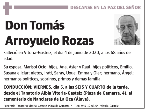 Tomás Arroyuelo Rozas