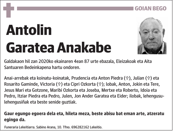 Antolin Garatea Anakabe