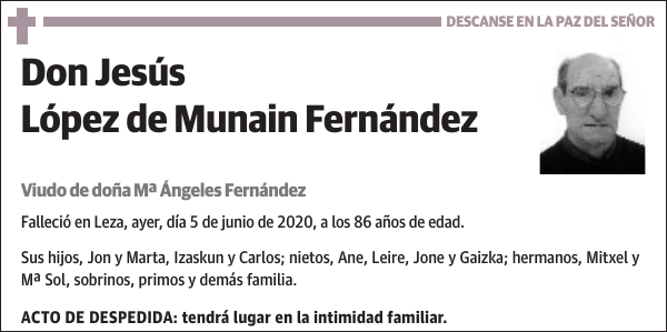 Jesús López de Munain Fernández