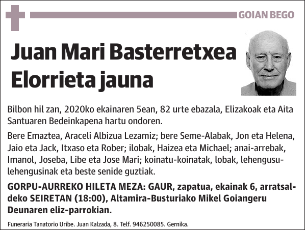 Juan Mari Basterretxea Elorrieta