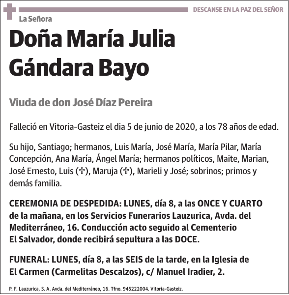 María Julia Gándara Bayo