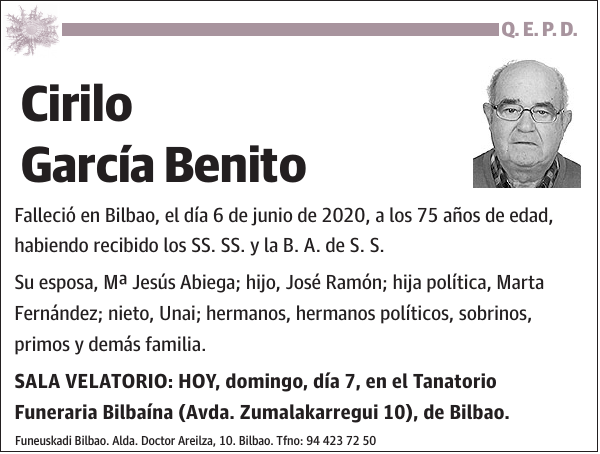 Cirilo García Benito