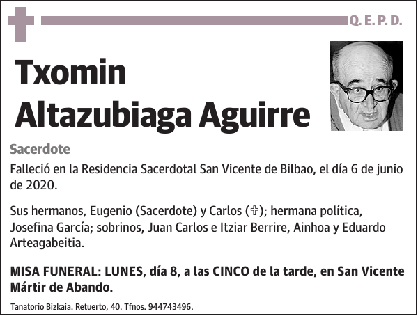 Txomin Altazubiaga Aguirre