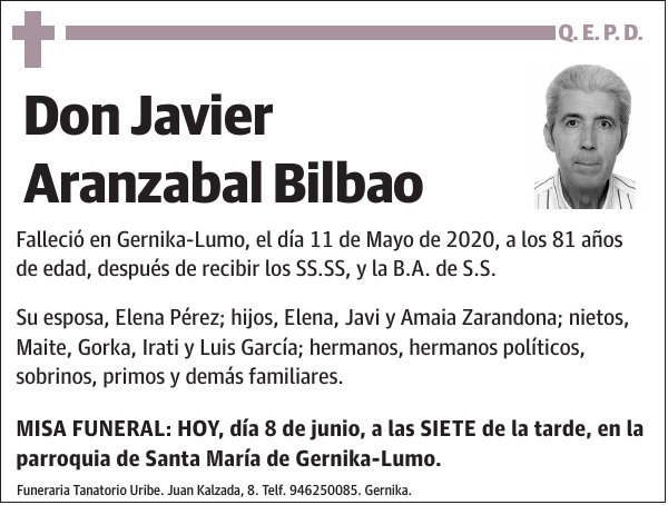 Javier Aranzabal Bilbao