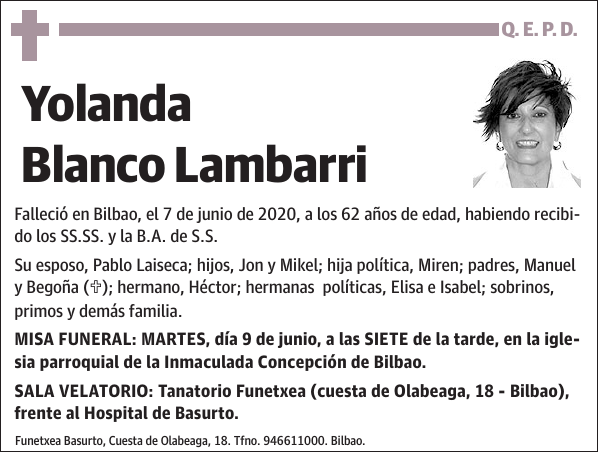 Yolanda Blanco Lambarri