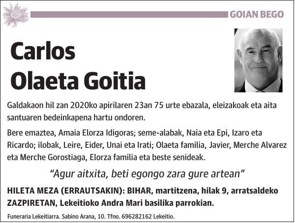 Carlos Olaeta Goitia