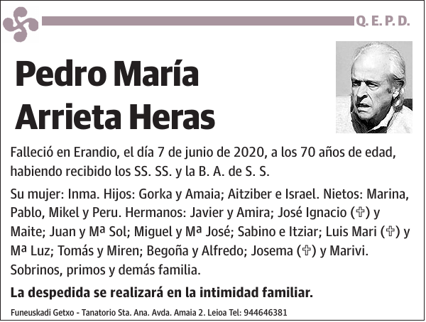 Pedro María Arrieta Heras