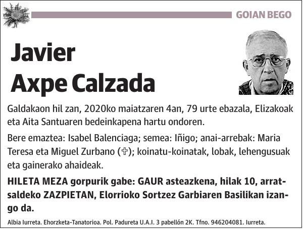 Javier Axpe Calzada