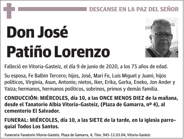 José Patiño Lorenzo