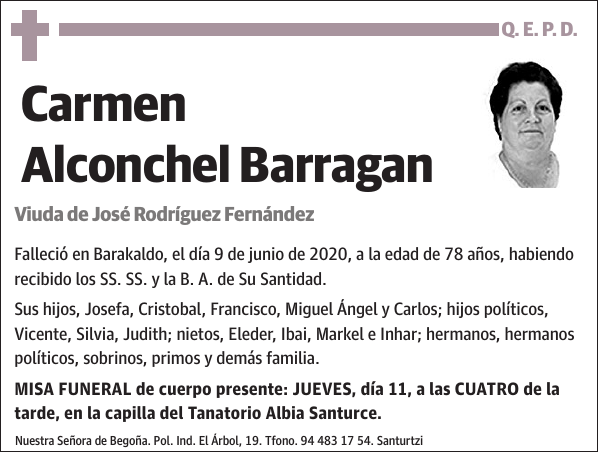 Carmen Alconchel Barragan