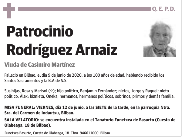 Patrocinio Rodríguez Arnaiz