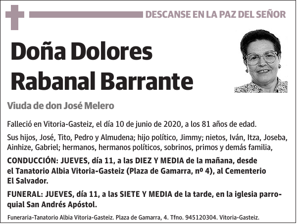 Dolores Rabanal Barrante