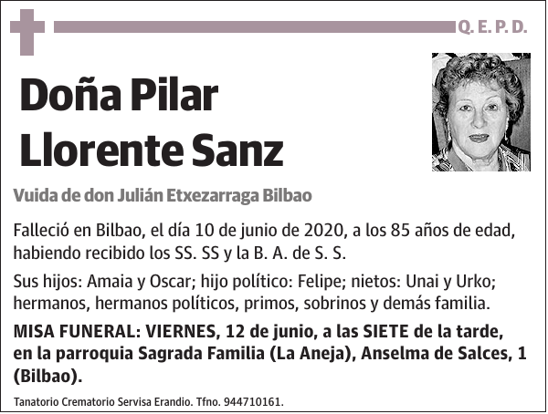 Pilar Llorente Sanz