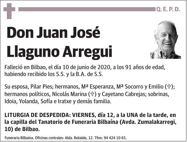 Juan José Llaguno Arregui