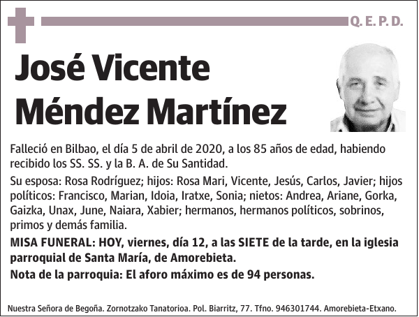 José Vicente Méndez Martínez