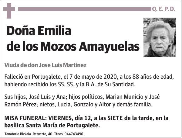 Emilia de los Mozos Amayuelas