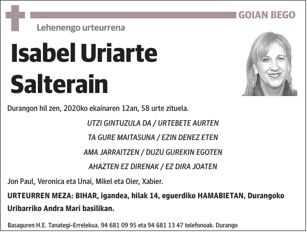 Isabel Uriarte Salterain