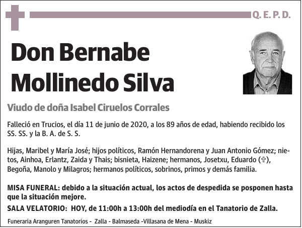 Bernabe Mollinedo Silva