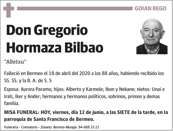 Gregorio Hormaza Bilbao