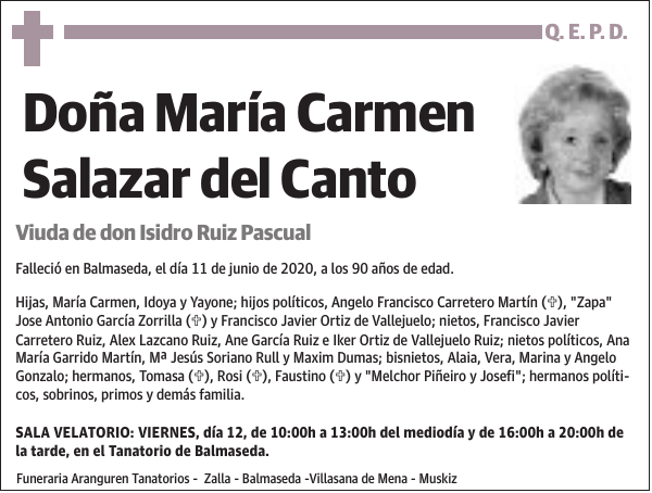 María Carmen Salazar del Canto