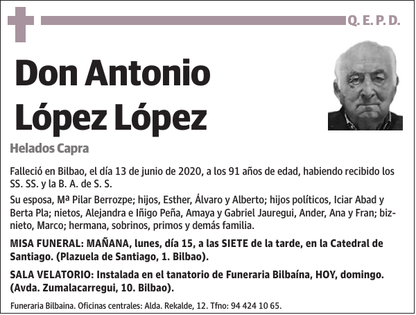 Antonio López López Helados Capra