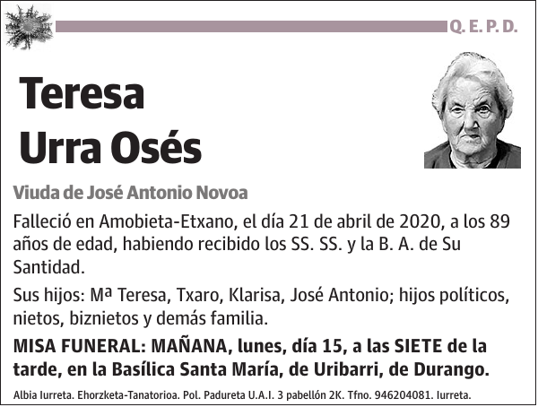 Teresa Urra Osés