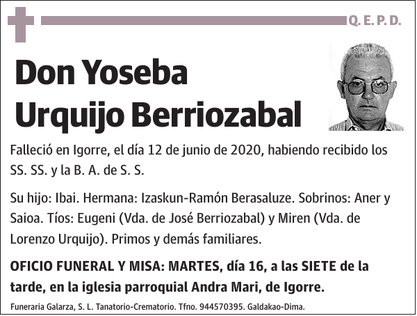 Yoseba Urquijo Berriozabal