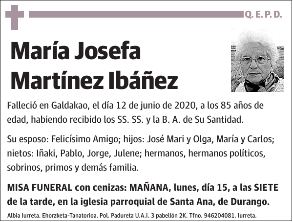 María Josefa Martínez Ibáñez