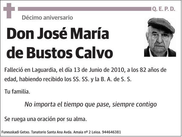 José María de Bustos Calvo