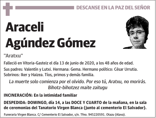 Araceli Agúndez Gómez 'Aratxu'