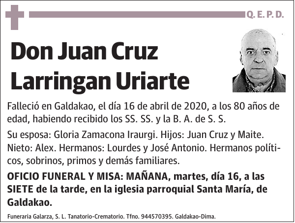 Juan Cruz Larringan Uriarte