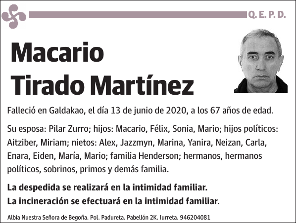 Macario Tirado Martínez