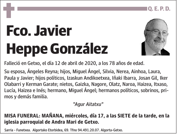 Fco. Javier Heppe González