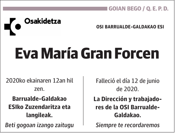 Eva María Gran Forcen