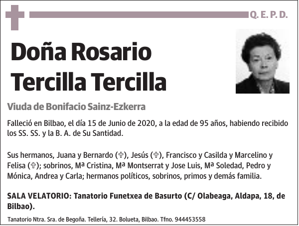 Rosario Tercilla Tercilla