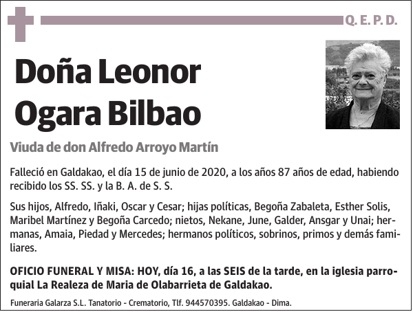 Leonor Ogara Bilbao