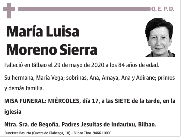 María Luisa Moreno Sierra