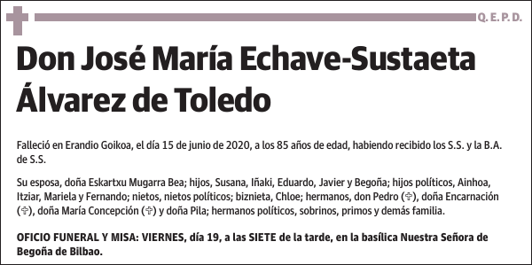 José María Echave-Sustaeta Álvarez de Toledo