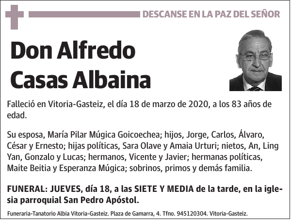 Alfredo Casas Albaina