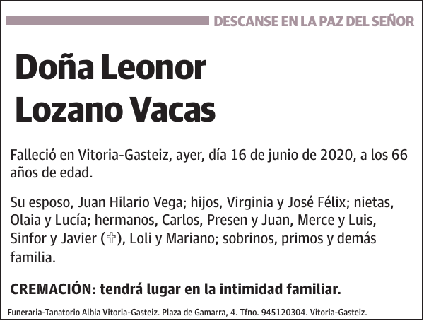 Leonor Lozano Vacas