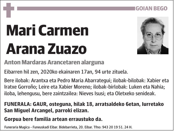 Mari Carmen Arana Zuazo