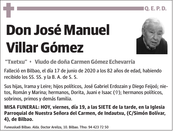 José Manuel Villar Gómez