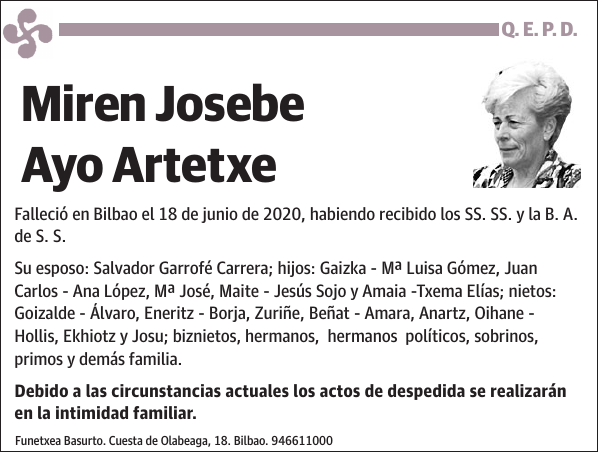 Miren Josebe Ayo Artetxe