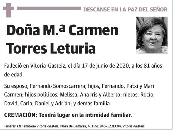 M.ª Carmen Torres Leturia