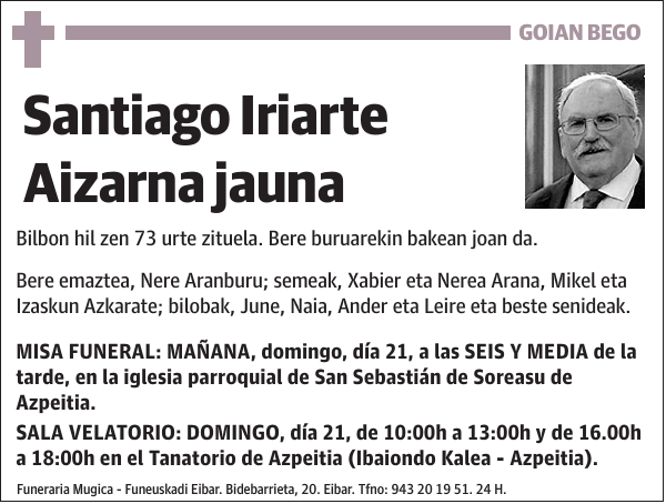 Santiago Iriarte Aizarna