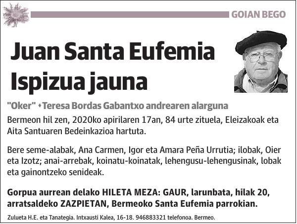 Juan Santa Eufemia Ispizua