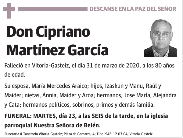 Cipriano Martínez García