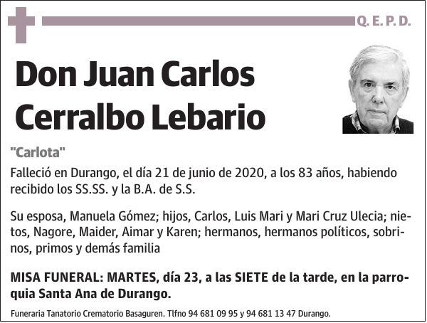 Juan Carlos Cerralbo Lebario