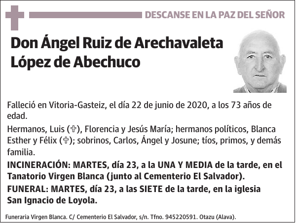 Ángel Ruiz de Arechavaleta López de Abechuco